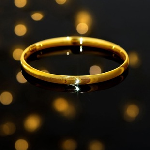 18K Gold Cat's Eye Bracelet Au750 Color Gold Solid Non-Molded Glossy Corrugated Exquisite Versatile Bracelet Water Shell Gold
