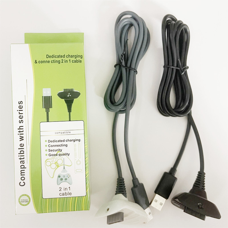 X-Box360 Controller Charging Cable X-Box360 Wireless Controller Charging Cable 360 Controller Charging Cable Non-Magnetic
