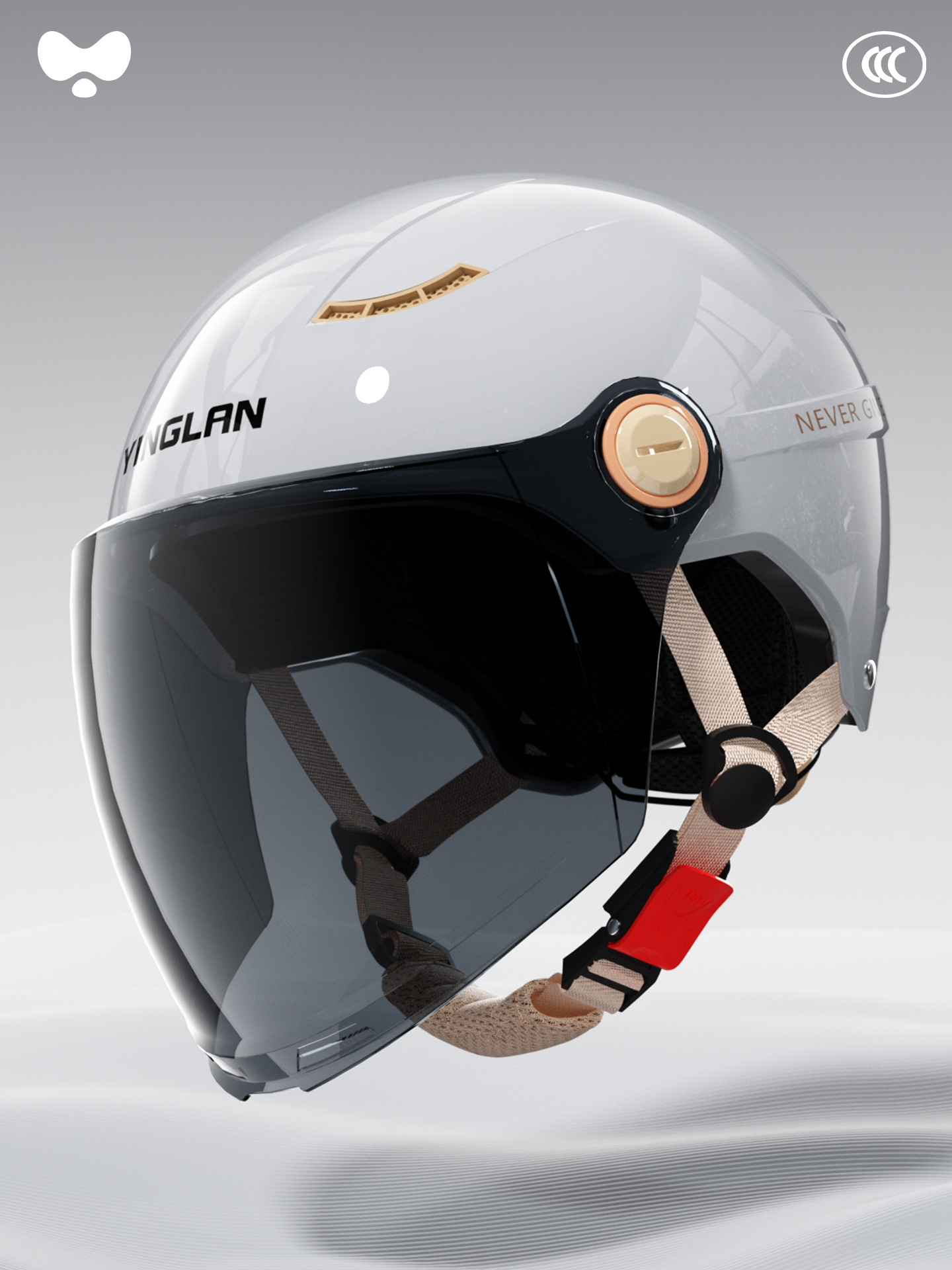 Motosiklet kaskı (dəbilqə) — Universal Certified Motorcycle Helmet - 3ca
