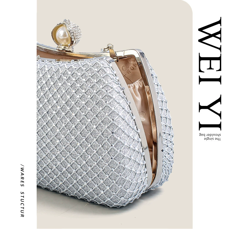 Fashionable cheongsam, shoulder bag, 2023 collection, European style, food bag