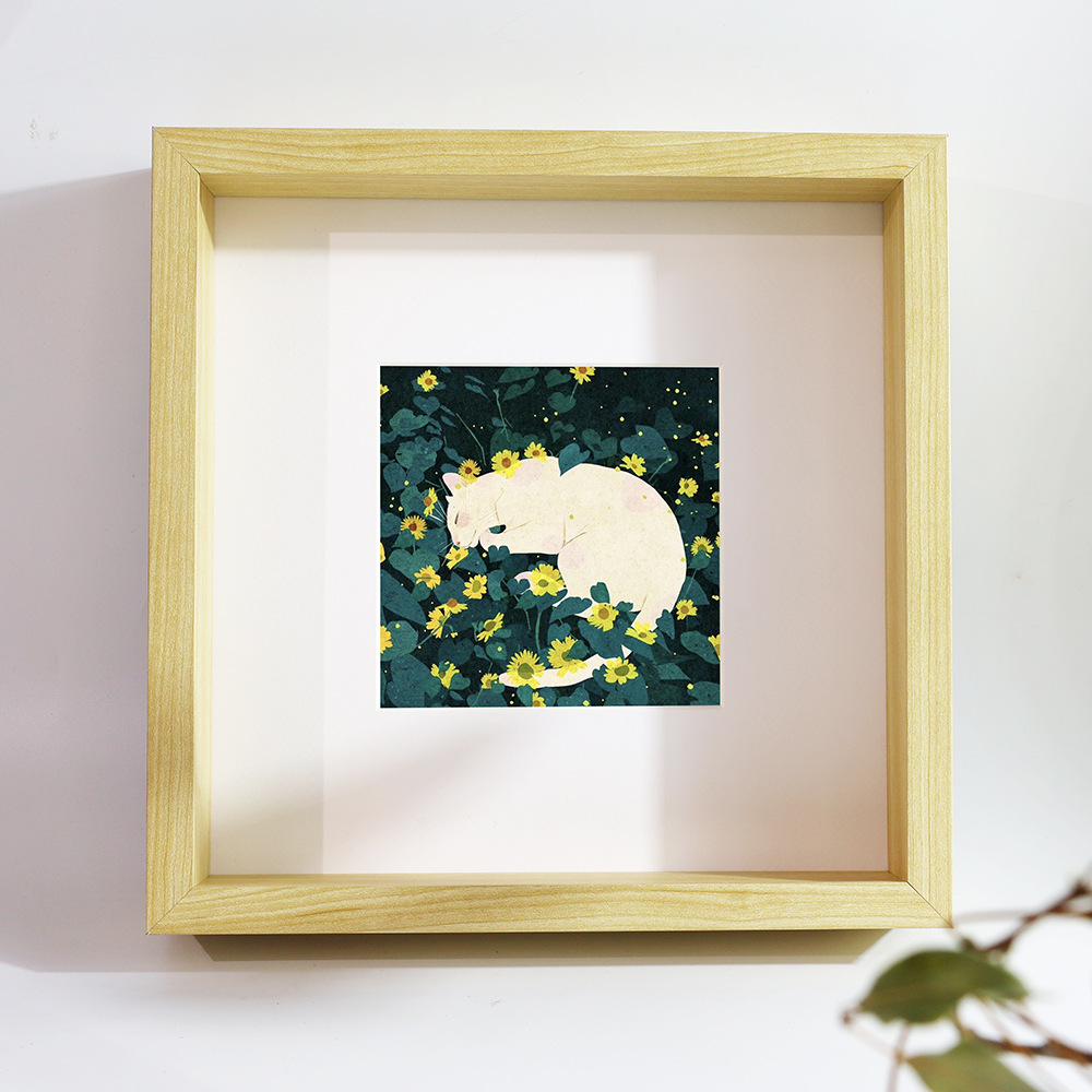 Hollow Picture Frame Stereo Photo Frame Specimen Model Dried Flower DIY Christmas Table Zz Display Stand Display Box Multi-Size 3