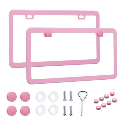 License plate holder/license plate holder Holes and Thin Edges American Stainless