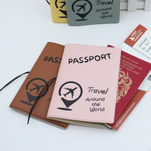 飞机护照套跨境商品创意仿皮护照套旅行证件保护套机票夹厂家直销