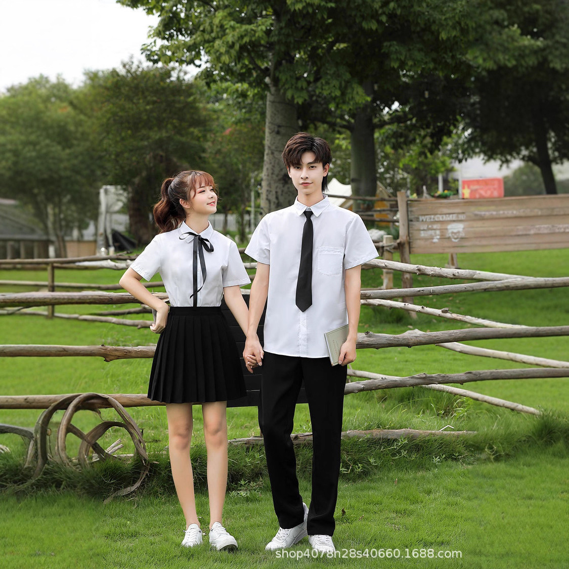 Graduation Class Uniform Suit British College Style High School Junior High School Student Chorus Poetry Recitation Competition Performance Uniform School Uniform