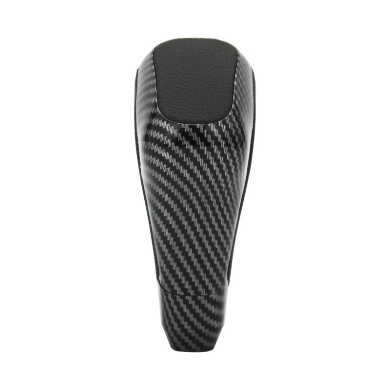 Suitable for Toyota gear head shift lever handball 8mm threaded carbon fiber black leather car gear shift handball