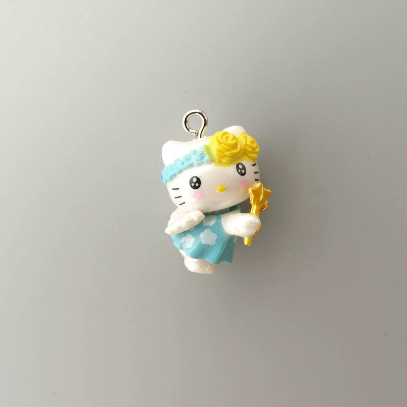 Hello Kitty, маленькая мини-фигура, подвеска, handmade