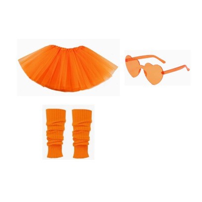 198019501960 Masquerade suit European Carnival suit Orange