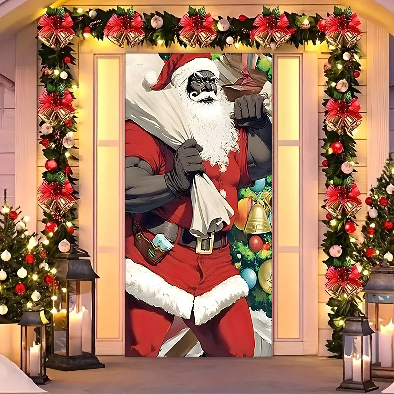 Transfronterizos JIT Navidad decoración colgante festivales atmósfera etiqueta de puerta fiesta atmósfera de fondo decoración cubierta de puerta