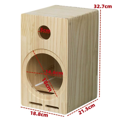 Car speaker/subwoofer — wood case for home use - single-speaker-none-solid-wood-two-way-65inch-speaker-comes-with-a-net