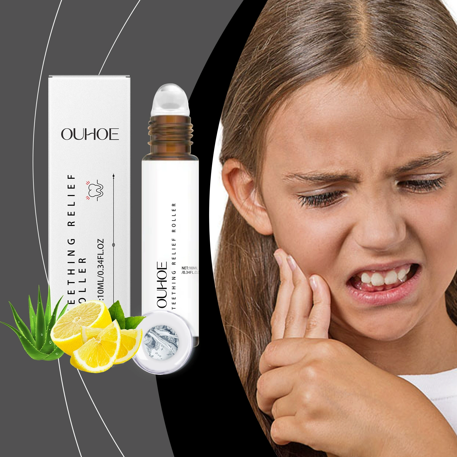 OUHOE Уход за зубами шарик нежный уход для облегчения дискомфорта во рту