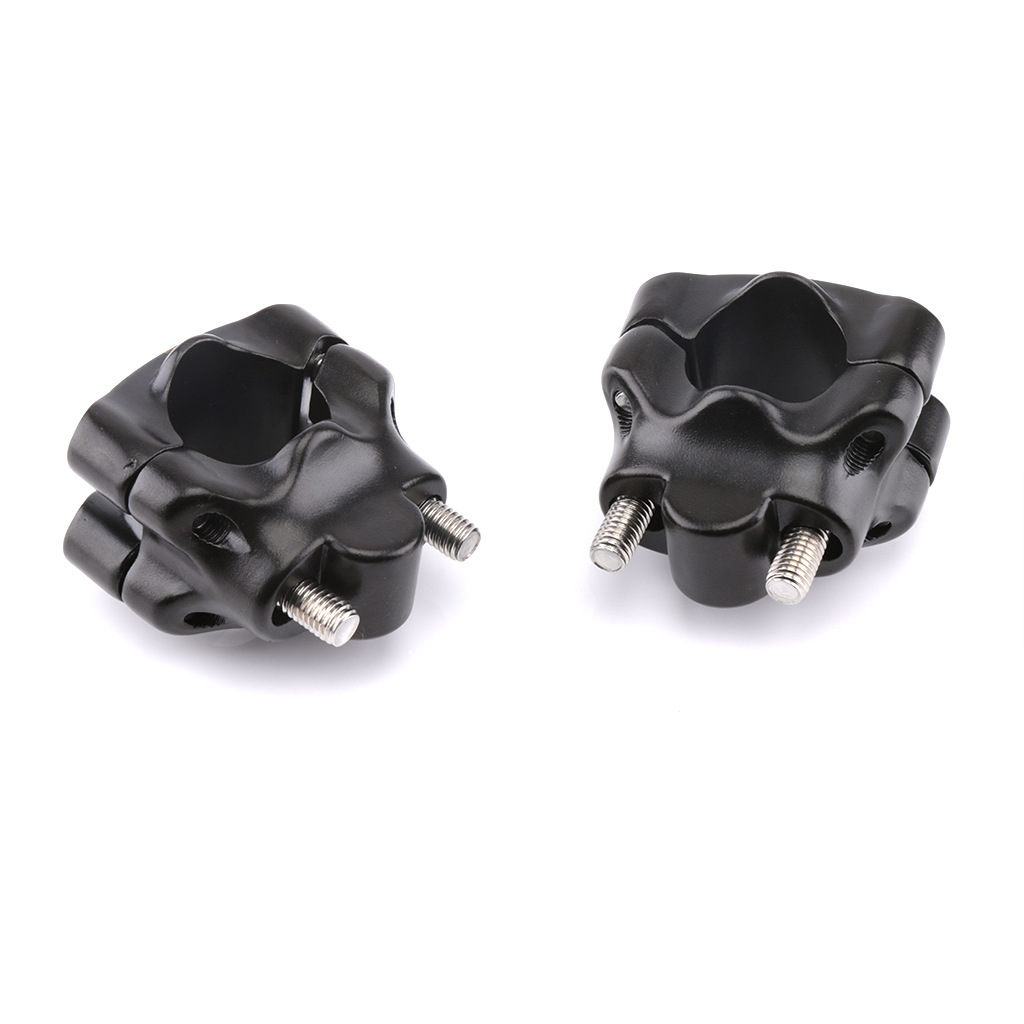 Motocicleta retro código de presión manillar de aleación de aluminio asiento fijo reducción 28,6mm manillar presión universal código bloque de presión