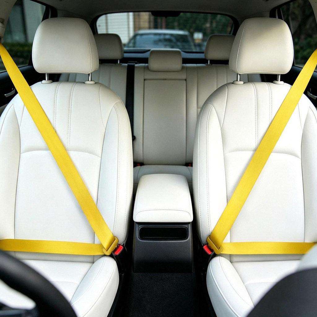 Universal car seatbelt 3.6m with a length and width of 4.8CM, suitable for most car modifications, high-quality seatbelt