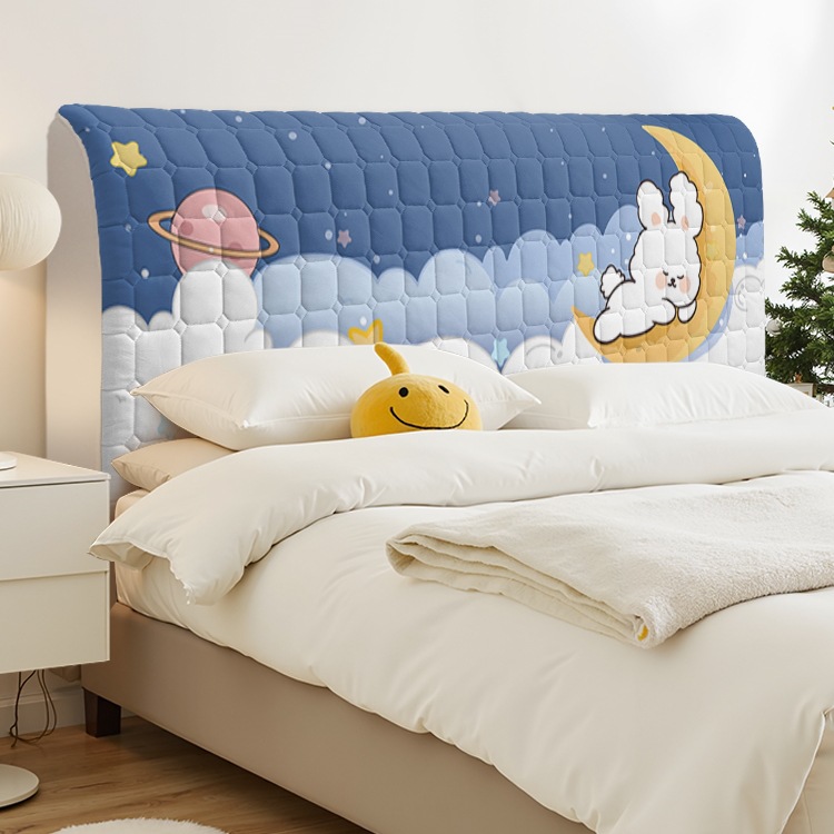Bedside Cover Soft Bag Thickeneded Anti-Collision Protective Cover Cartoon Kidsren's Wooden Bedside Cover New Soft Cushion Cover Dust Cover