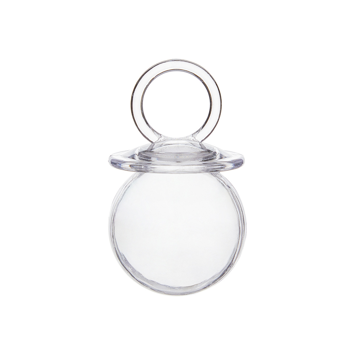 Caja de dulces creativa para baby shower, caja de plástico transparente de calidad alimentaria con diseño de dibujos animados para guardar chupetes, caja pequeña.