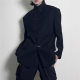 New Chinese-style Chinese Tunic Suit with Buckle and Buckle Suit High-grade Feeling Handsome Collar Suit Jacket Men's Casual Loose Chinese-style Small Suit
