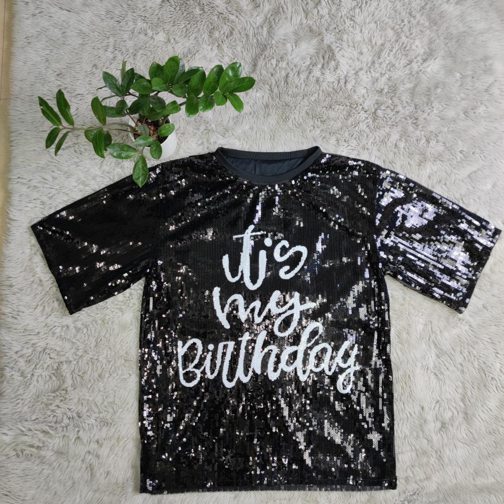 Casual Sequined Women Half Dress