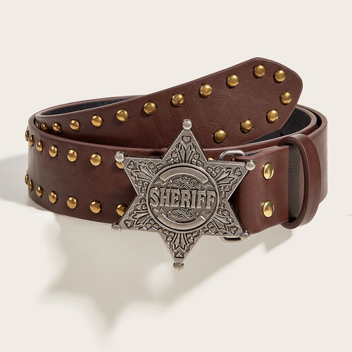 New style willow nails trendy fashion punk style wide belt personalized women's jeans universal belt wholesale