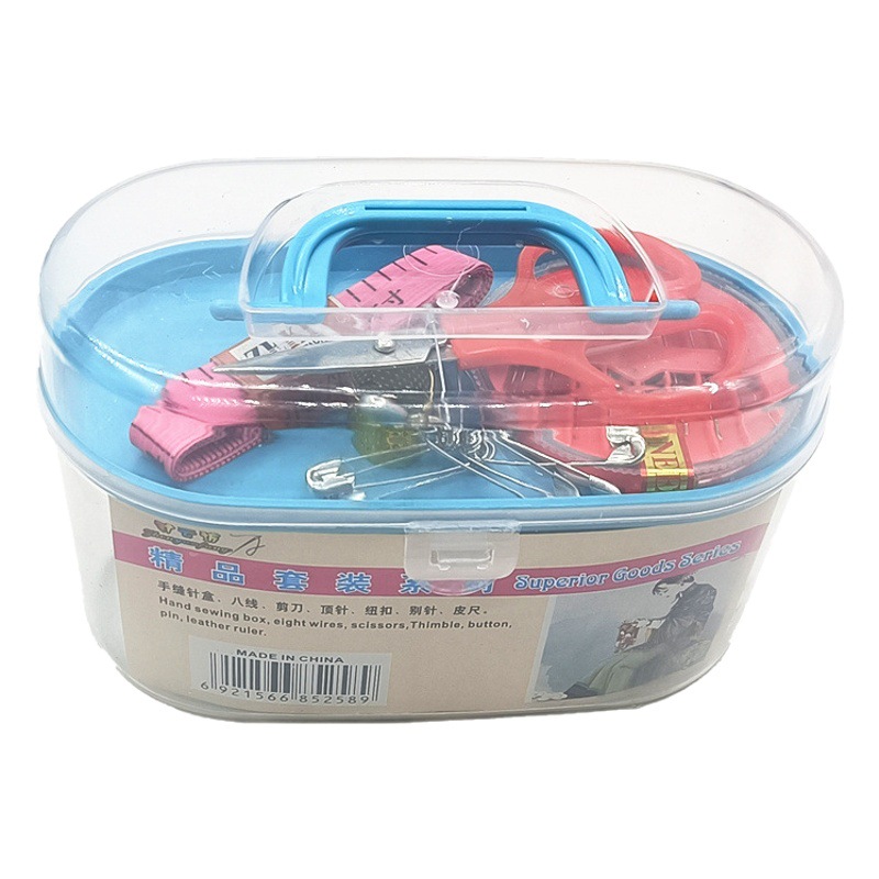 129 casa multi-función de herramientas de costura traje de costura caja traje herramienta de costura kit de 24 piezas conjunto S1