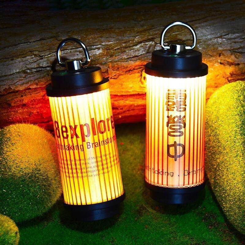 38-light desktop camping light, ambient light, 38-light sticker, rechargeable outdoor emergency light, portable household hanging light