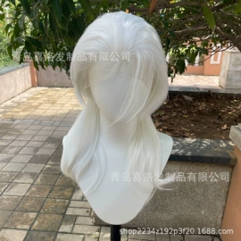 长直发假发;假发长卷发