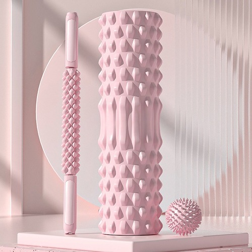 5-inch crescent hollow PP yoga pole muscle relaxer 45CM roller massage stick wolf claw wholesale