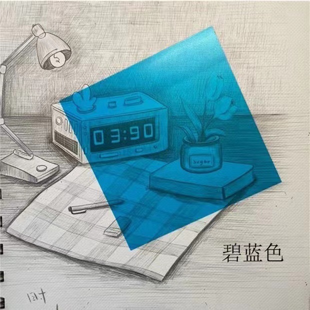 Yuedduo tamaño morandi serie transparente nota adhesiva ins pegajoso lindo estudiante nota en stock al por mayor