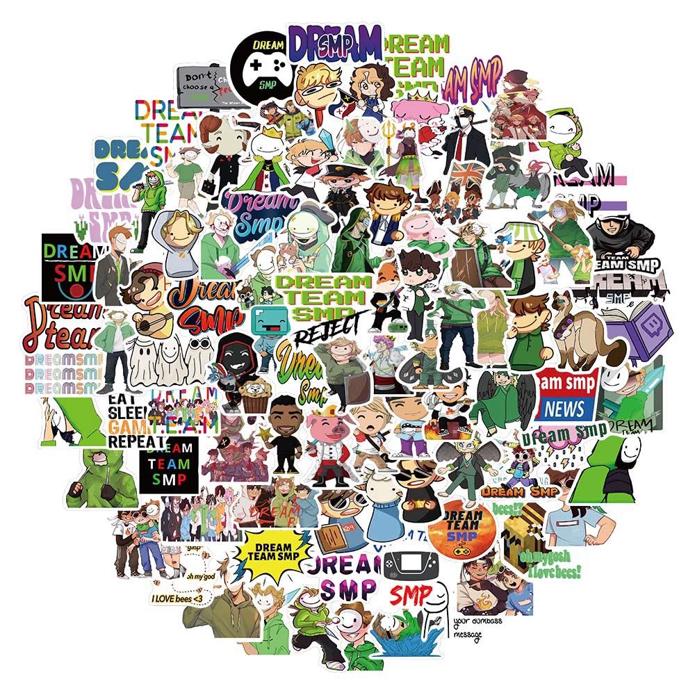 100 горячих точек мечта SMP граффити наклейки водонепроницаемый багаж ноутбук скутер стакан воды наклейки