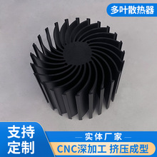 定 制铝合金散热器外壳工业6063铝型材数控cnc加工铝合金散热器