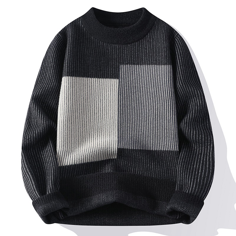 korean-fashion-autumn-winter-sweaters-mens-shirt-collar-contrast-color-striped-casual-long-sleeve-loose-pullovers-knitted-tops