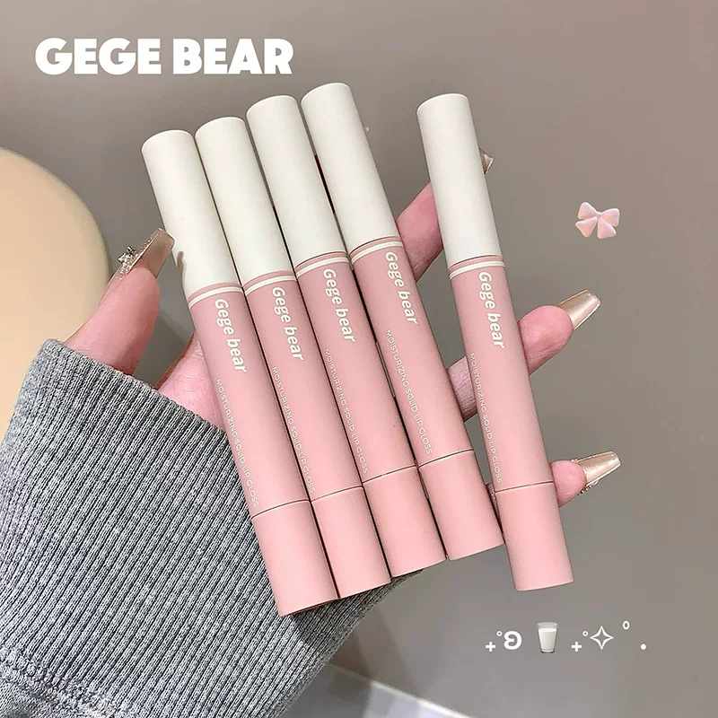 Блеск для губ Gege Bear мягкий увлажняющий стеклянный, интенсивное увлажнение и эффект пухлых губ