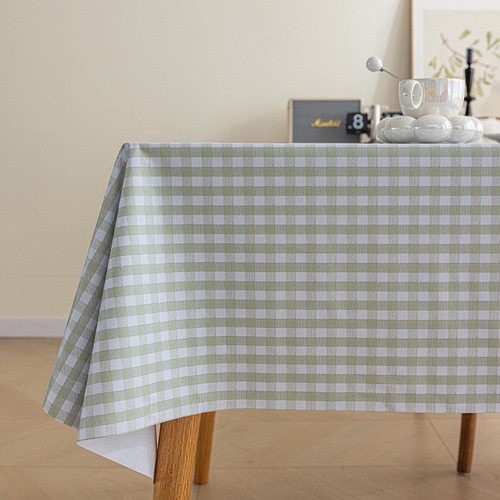 Waterproof and Oil-Proof PVC Tablecloth, Washable Desk Cover, Instagram Style Student Rectangular Dining Table Cloth, Coffee Table Mat