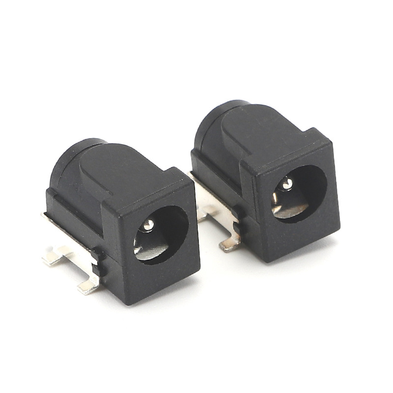 DC-050电源充电母座 卧式贴片5521(2.5)直流四脚 DC JACK电源插座
