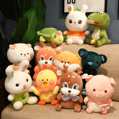 40 cm 12 inch large plush toy floor push gift doll wedding interactive doll toy event custom logo