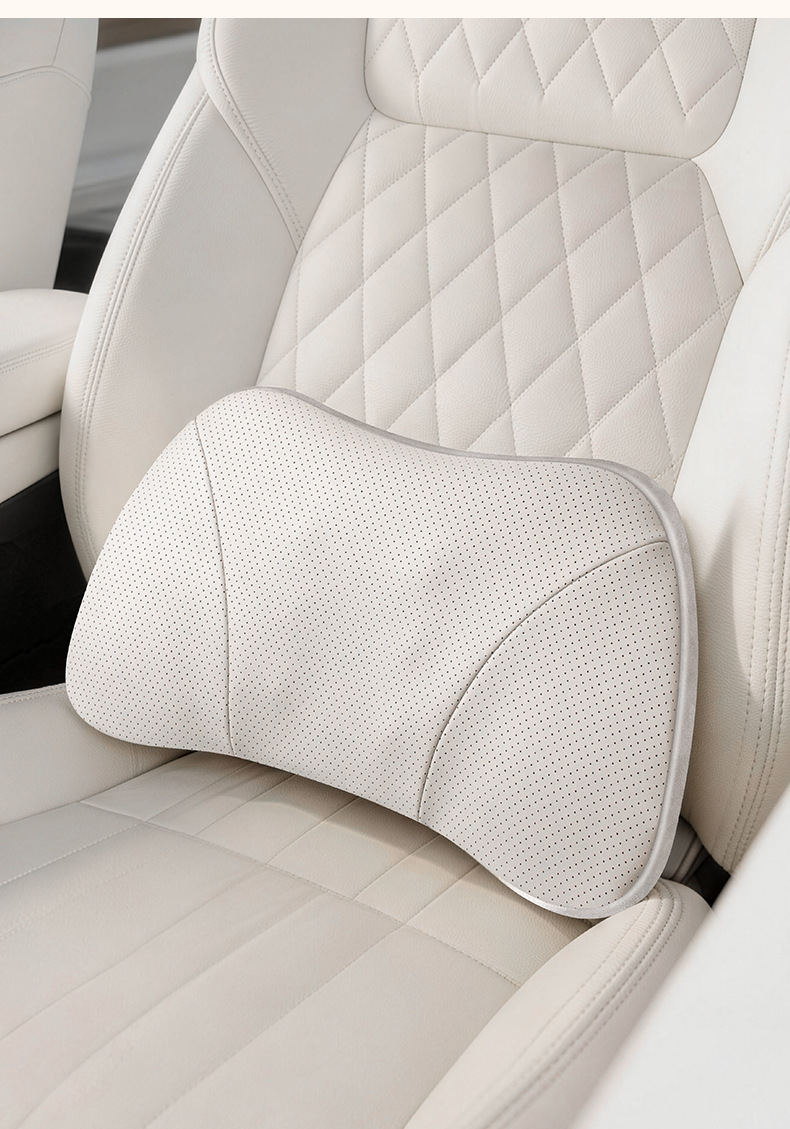 Car Seat Cushion, Car Soft Pillow, Lumbar Support Pillow, Memory Foam Backrest Pillow, Essential Car Accessory, Waist Support