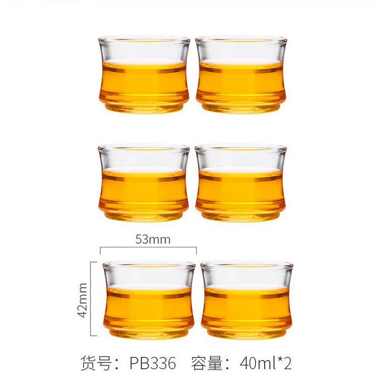 Чайная пара из стекла Tea cup, стеклянный набор для чая