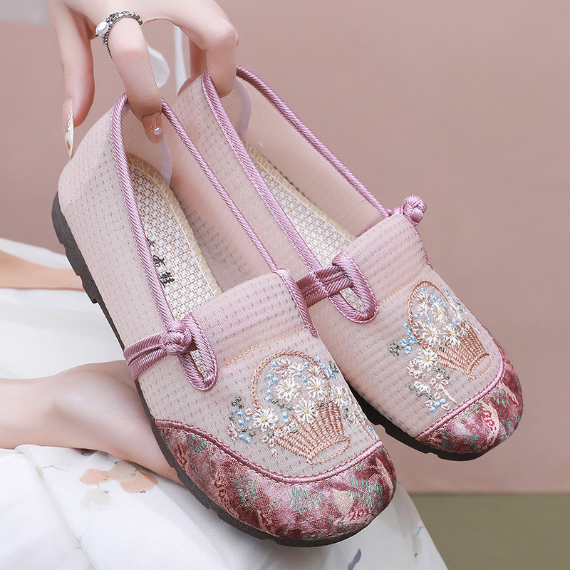 Shoes for Women 2025 Summer New Mesh Shoes Casual Daily Slip-On Lightweight Women's Shoes Soft Sole Comfortable Mom Shoes