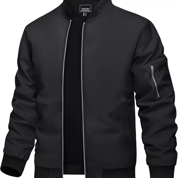 Spring and Autumn Lightweight Casual Jacket Men's Pilot Jacket Baseball Collar Jacket Men's Amazon Hot-Selling Slim-Fit Top