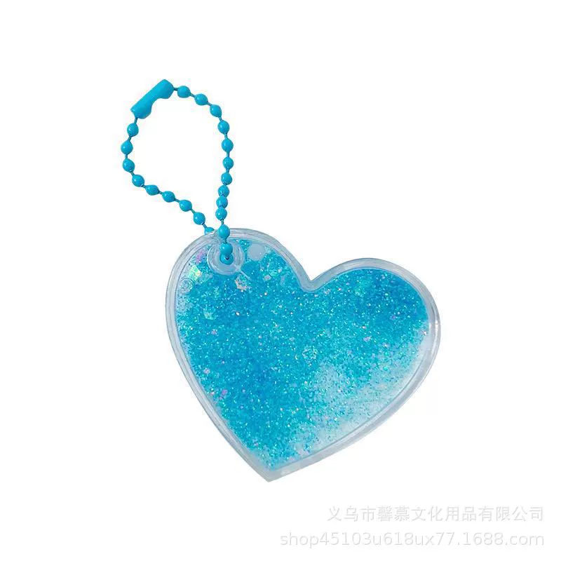Transparent creative keychain, DIY