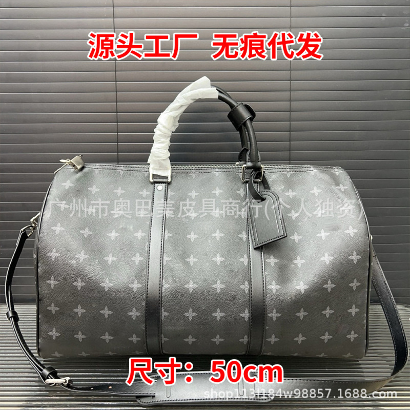 新しい本革 50 トラベルバッグ荷物バッグ大容量トラベルバッグビジネストラベルバッグハンドバッグフィットネスバッグレジャー|undefined