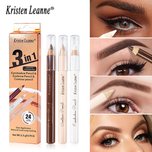 EYEBROW cross-border Amazon cost-effective practical repair concealer eyeliner long-lasting waterproof EYEBROW pencil 3 pieces suit