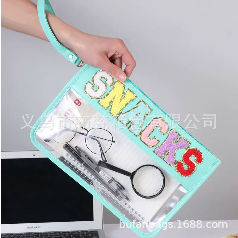 Waterproof transparent towel PVC, capacious cosmetic bag, universal wallet, Amazon