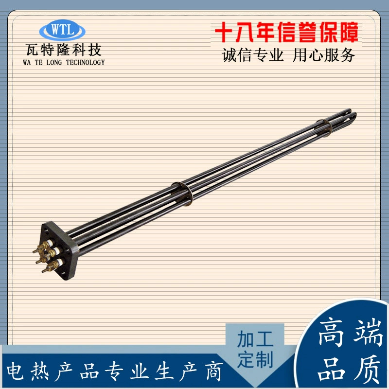 115 фланцевых нагревательных труб для теплопроводных масляных котлов резервуар для воды из нержавеющей стали нагреватель промышленный электрический стержень высокой мощности 380V