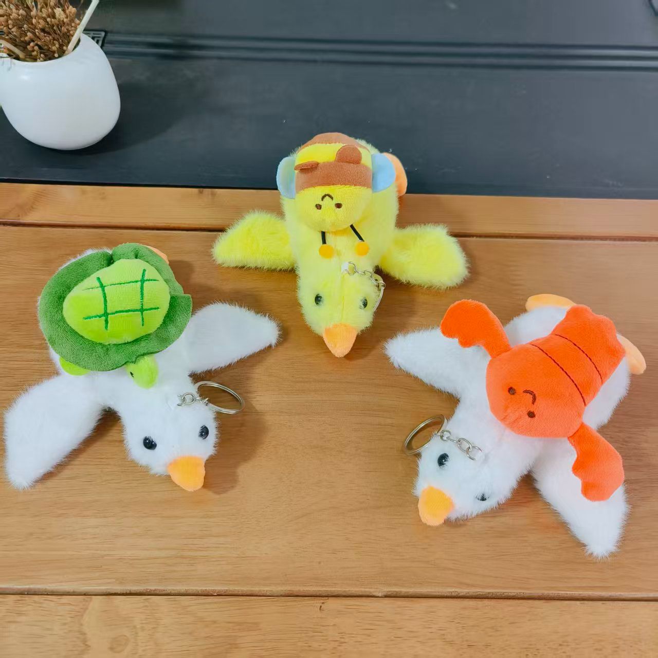 Cuatro pulgadas muñeca de peluche pequeño colgante muñeca llavero muñeca mochila colgante juguete de peluche regalo