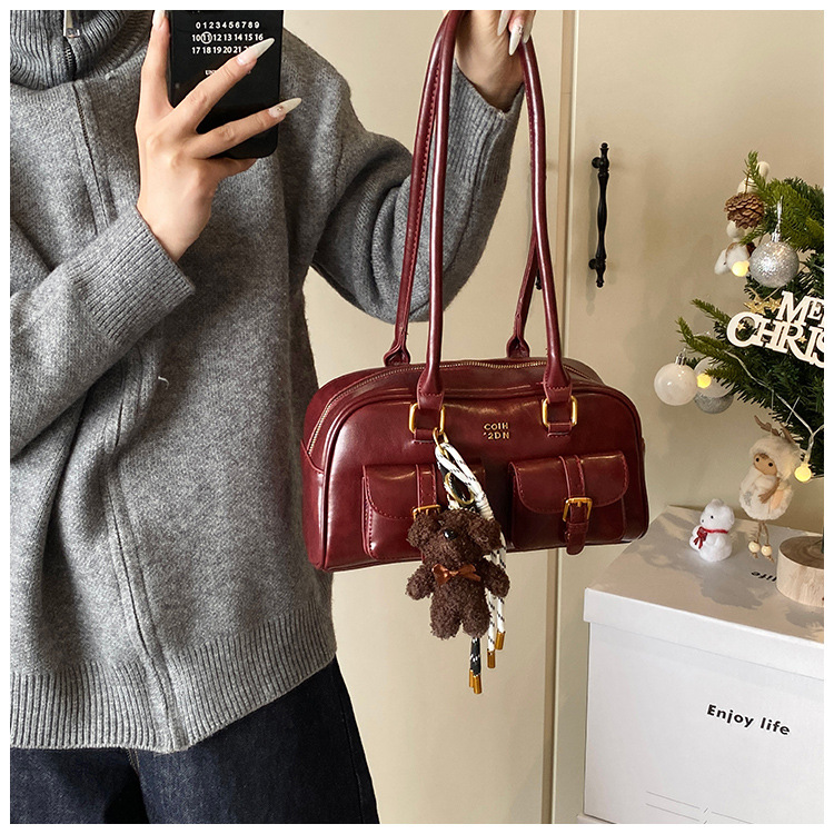 Fashionable and casual underarm bag for women, new autumn/Winter 2025, trendy and versatile, multi-pocket single-shoulder bag, high-end handbag undefined