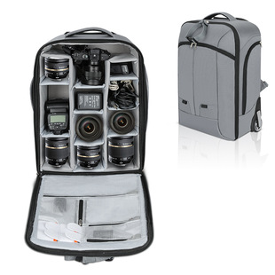 Shenzhen Factory Wholesale Customized Trolley Camera Bag Slr Camera Bag Camera Bag Can Be Customized with Pictures and Samples