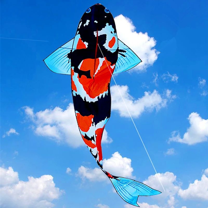 New Carp Kite, Easy to Fly in Light Breeze, Large Koi, Export Cross-Border, 3m Long-Tailed Goldfish, Chinese Style