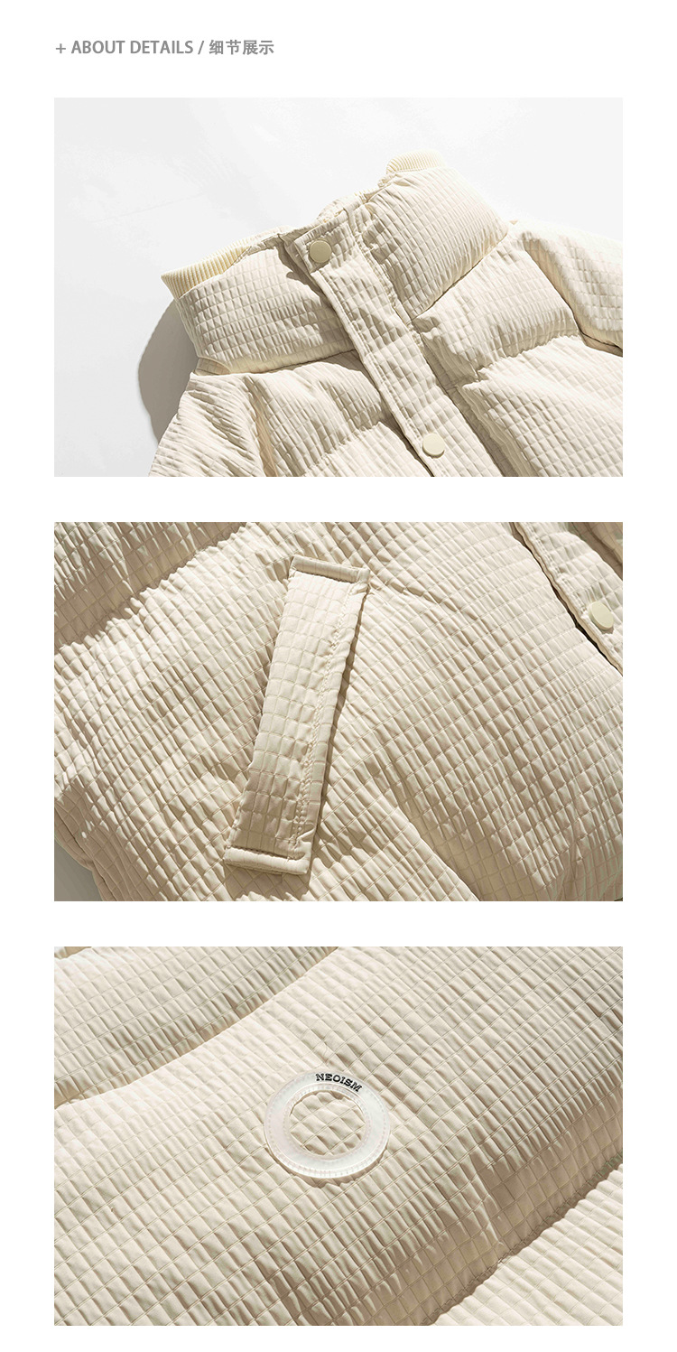 Title 11, Jaqueta de algodão grossa curta de inverno cor ...