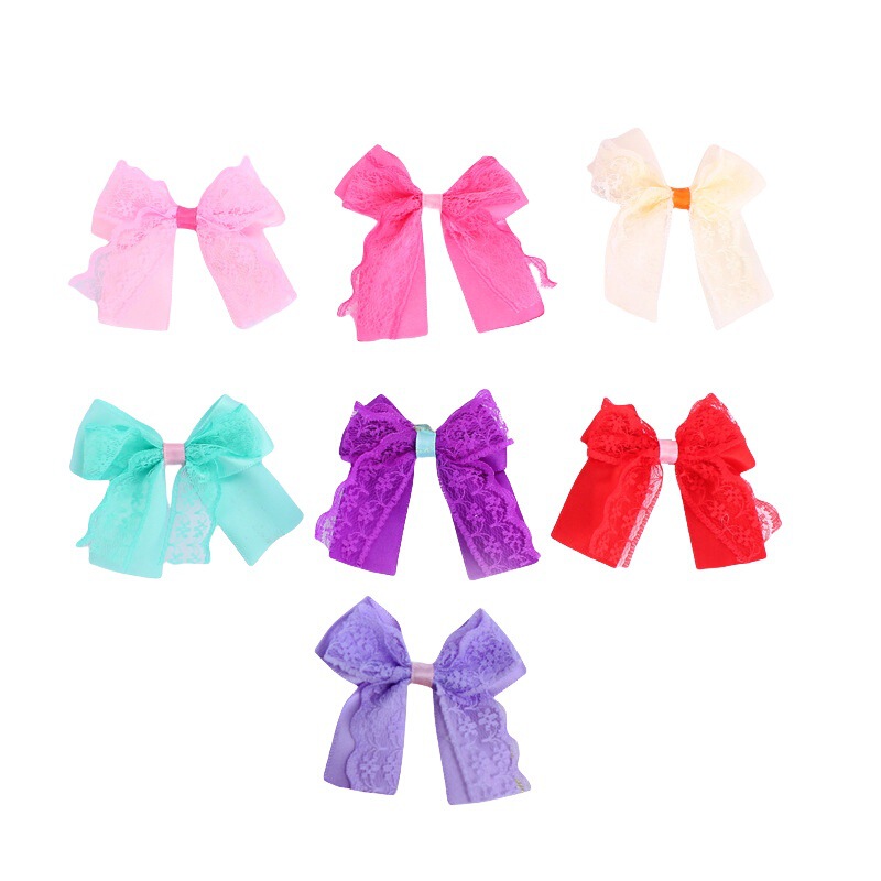 Double-layer gauze lace bow handmade DIY polyester ribbon flower basket tricycle toy accessories decorative materials Double-layer gauze lace bow handmade DIY polyester ribbon flower basket tricycle toy accessories decorative materials