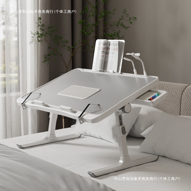 Small Bed Table, Foldable Lifting and Adjustable Bay Window Table, College Dormitory Study Table, Homework Computer Table Small Bed Table, Foldable Lifting and Adjustable Bay Window Table, College Dormitory Study Table, Homework Computer Table
