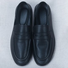 2025男鞋新款皮透气休闲皮鞋男士商务软面懒人豆豆软底脚蹬防油